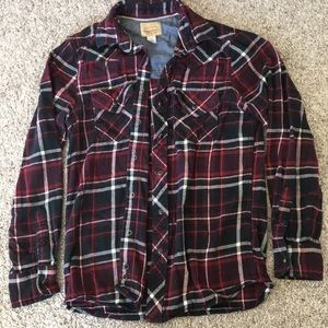 Red White and Black Flannel